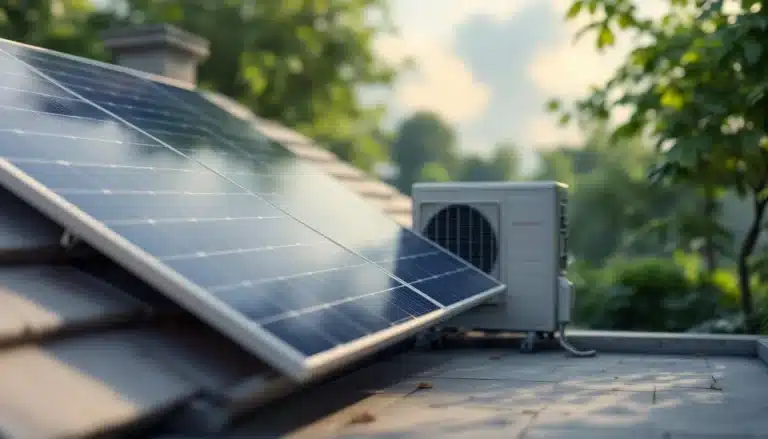 Des panneaux solaires alimentent une climatisation en énergie